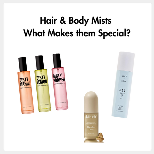 Hair Perfume Mists and Body Sprays— What makes Kitsch Hair Perfumes, Heretic Body & Hair Mists, and Lake & Skye Body Mists Different