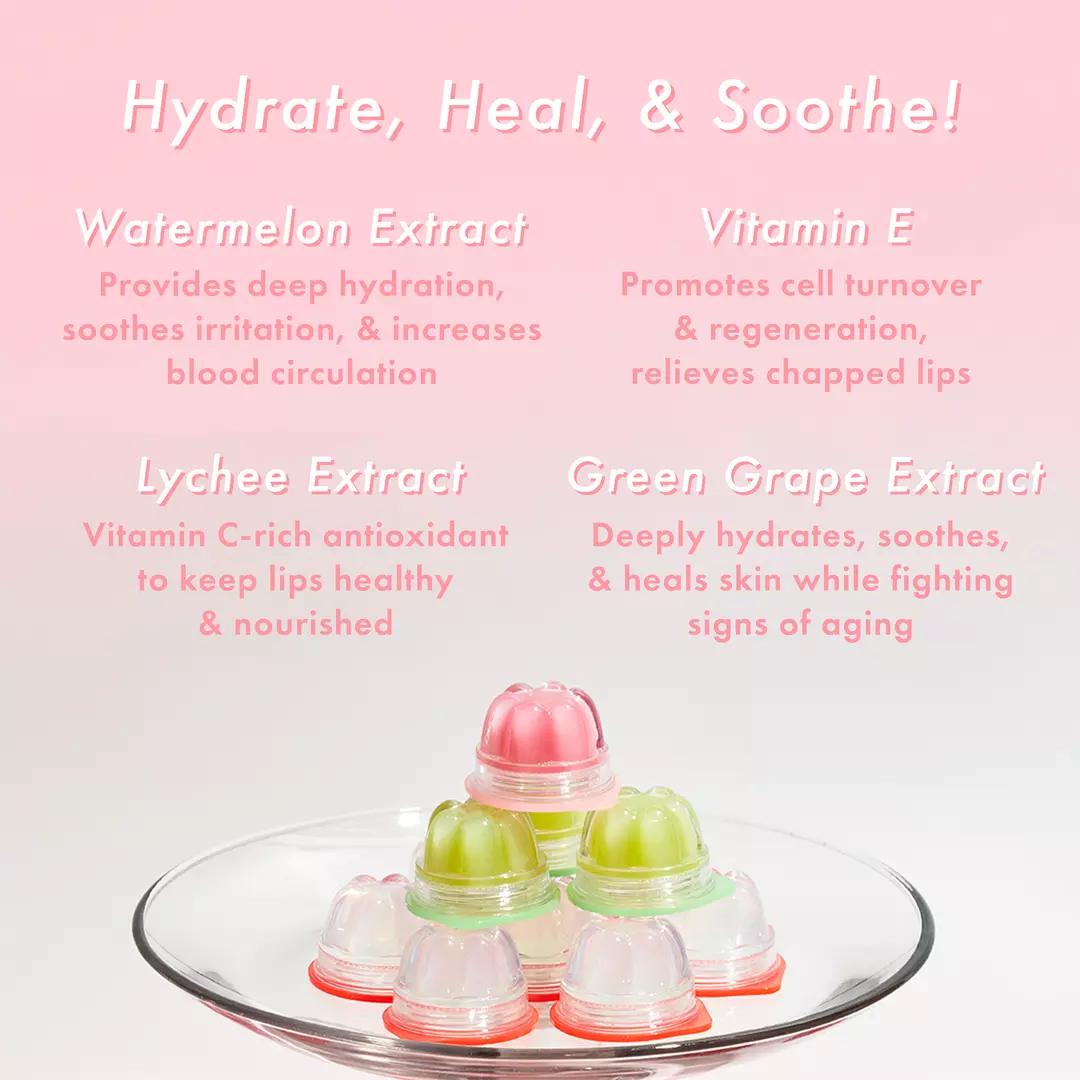 Tonymoly Viral Jelly Lip Melt - Watermelon (Image 6)
