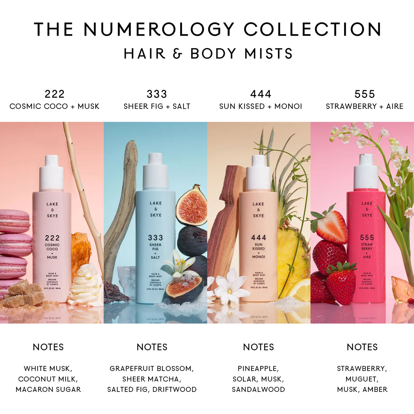 Lake & Skye Hair & Body Mist Discovery Set — Limited Edition, New!