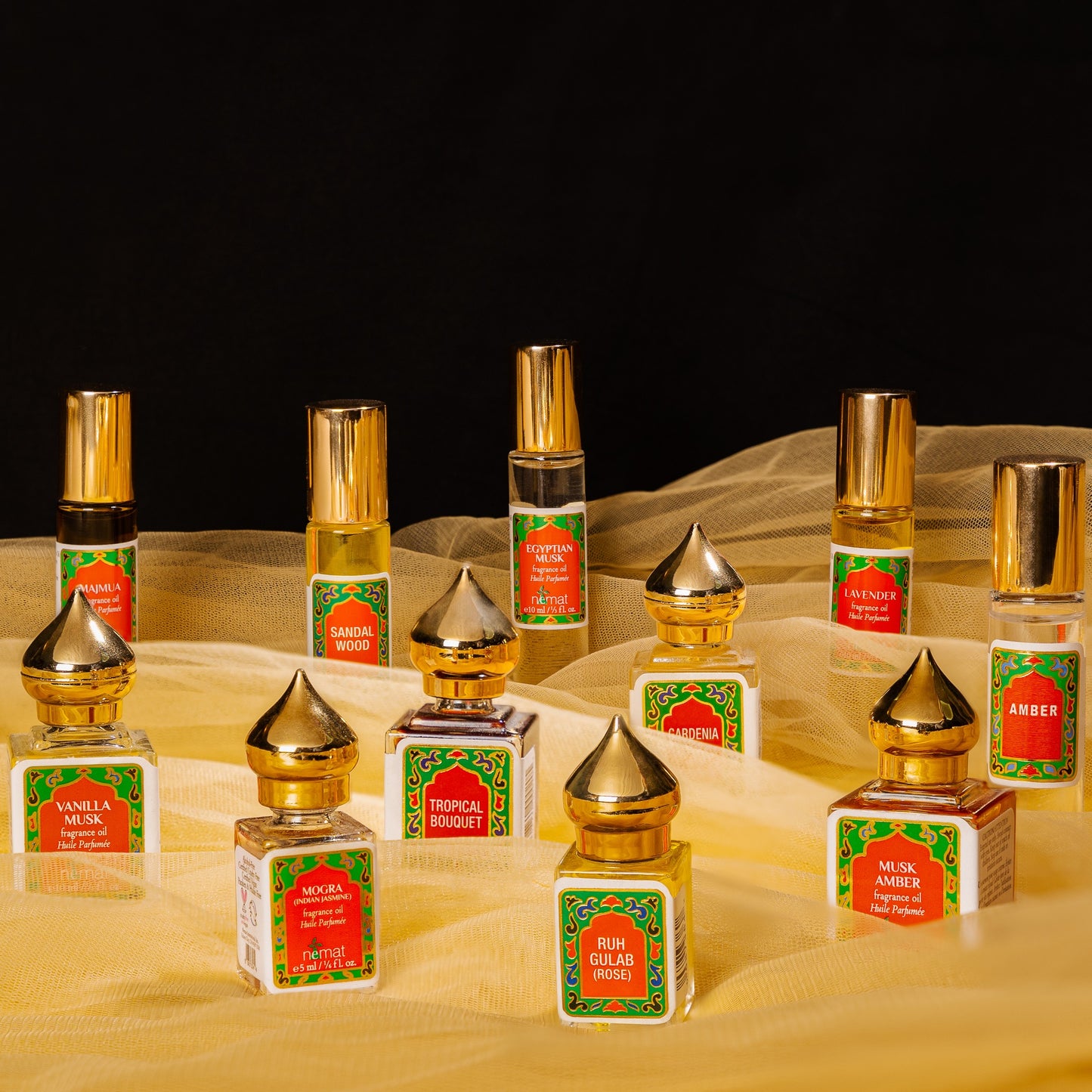 Nemat Sandalwood Perfume Oil - 10ml Glass Rollerball (Image 3)