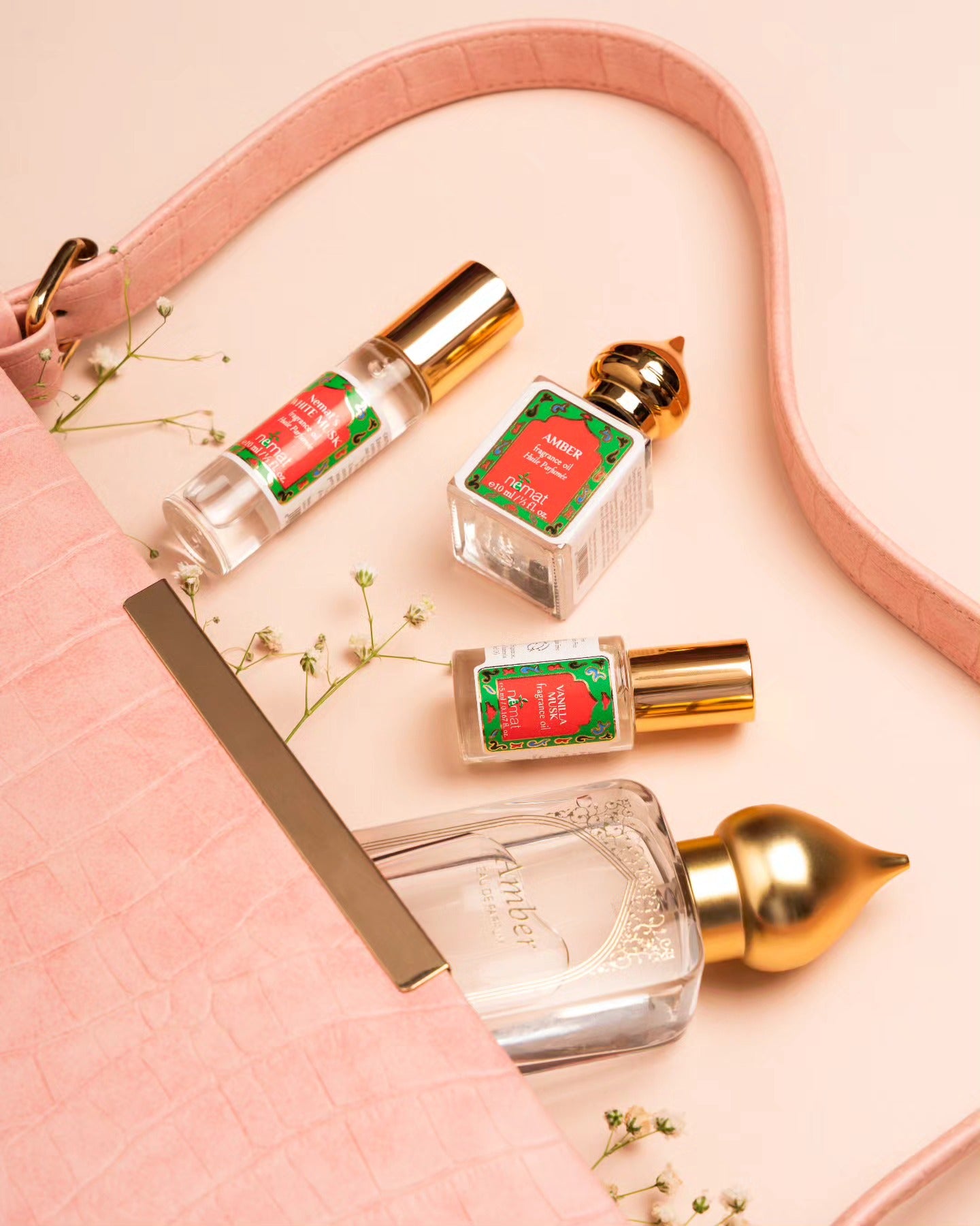 Nemat Sandalwood Perfume Oil - 10ml Glass Rollerball (Image 4)