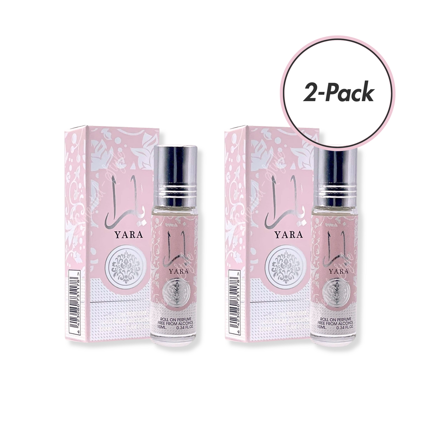 Lataffa Yara roll-on perfumes in a 2-pack at WeHitPan Beauty