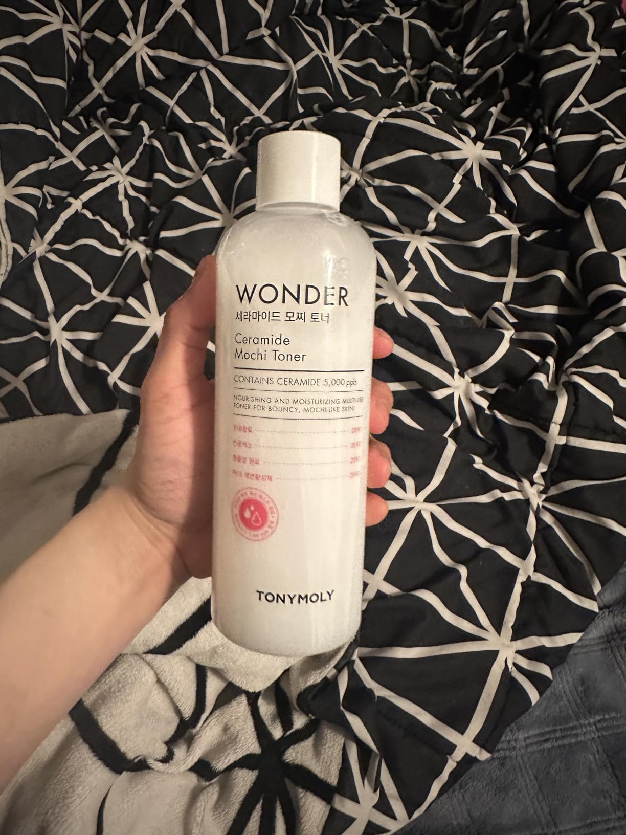 Tonymoly Wonder Ceramide Mochi Toner - 500 ml (Image 8)