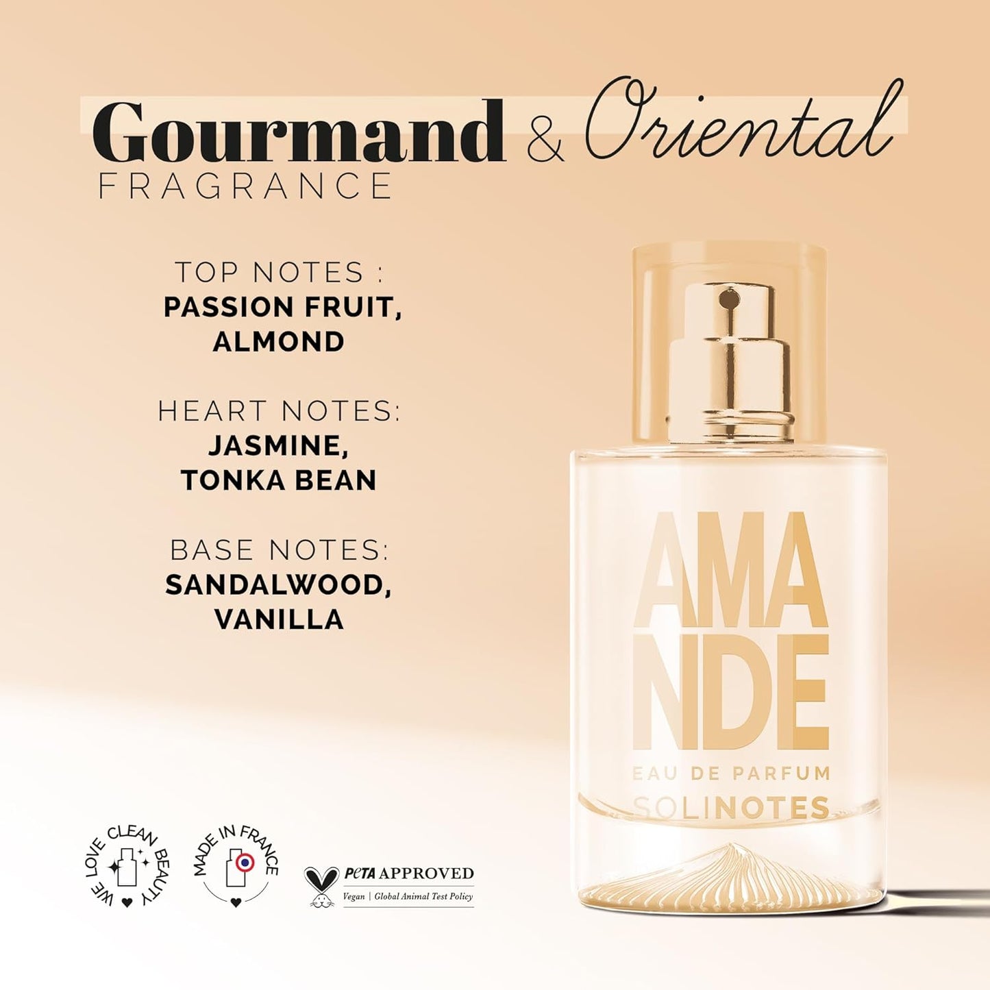 Solinotes Amande Almond Eau de Parfum 50ml - 50 ml (Image 7)