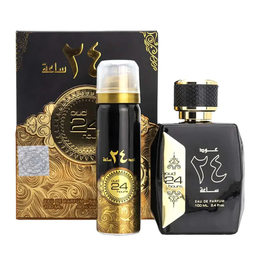 Eastern Perfume LLC - Ard Al Zaafaran Oud 24 Hours EDP Spray + Deodorant 100 ml