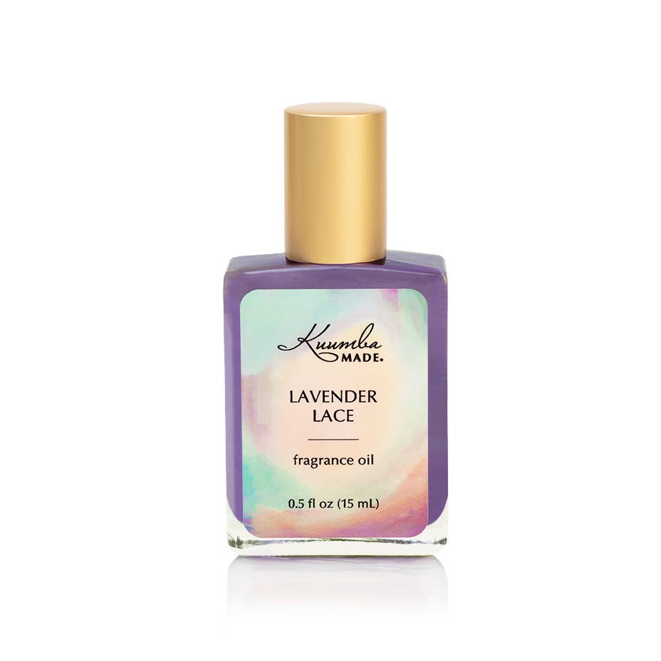 Kuumba Made Lavender Lace Fragrance Oil - Mini Rollerball 0.125 oz - 0.125 oz Mini Rollerball (Image 4)