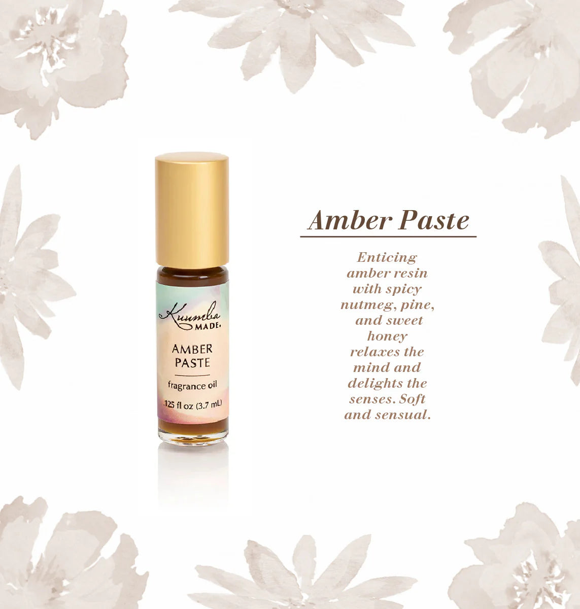 Kuumba Made - Amber Paste Fragrance Oil (Limited Release)
