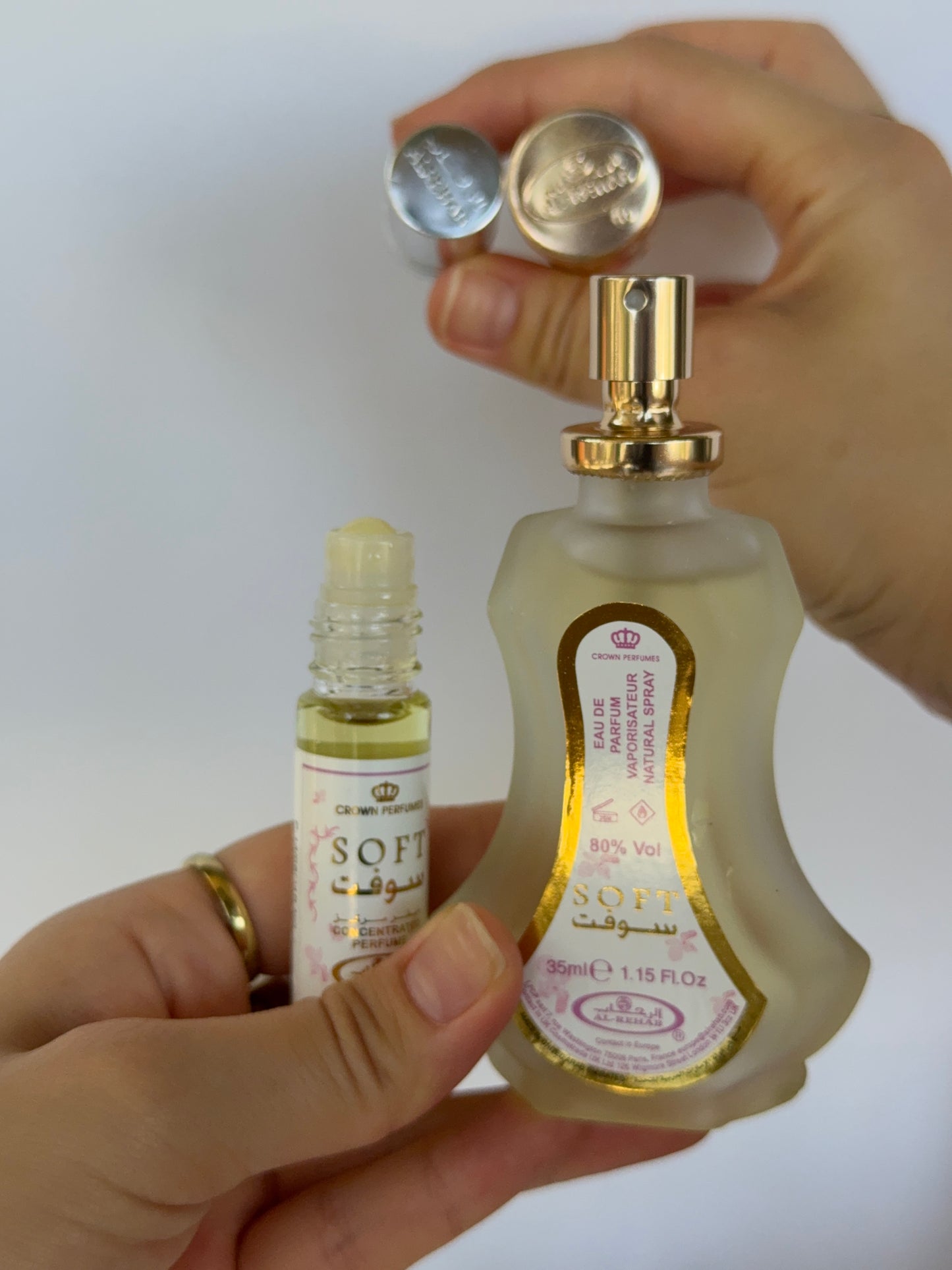 al rehab soft eau de parfum and the perfume oil