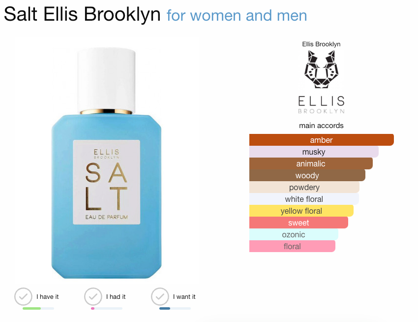 Ellis Brooklyn Salt Eau De Parfum - 10ml Purse Spray (Image 5)