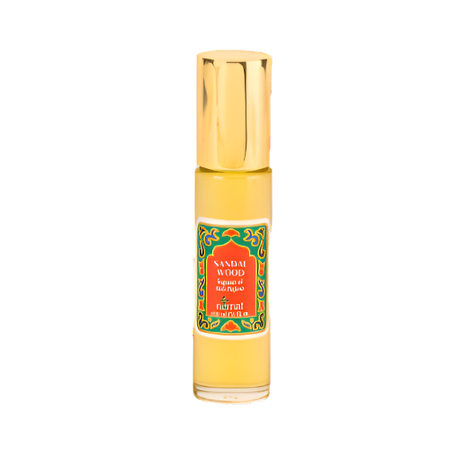 Nemat Sandalwood Perfume Oil - 10ml Glass Rollerball (Image 1)