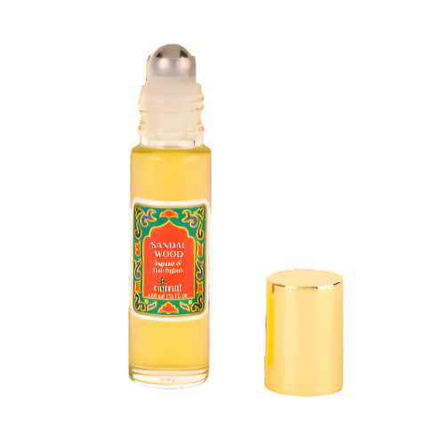 Nemat Sandalwood Perfume Oil - 10ml Glass Rollerball (Image 2)