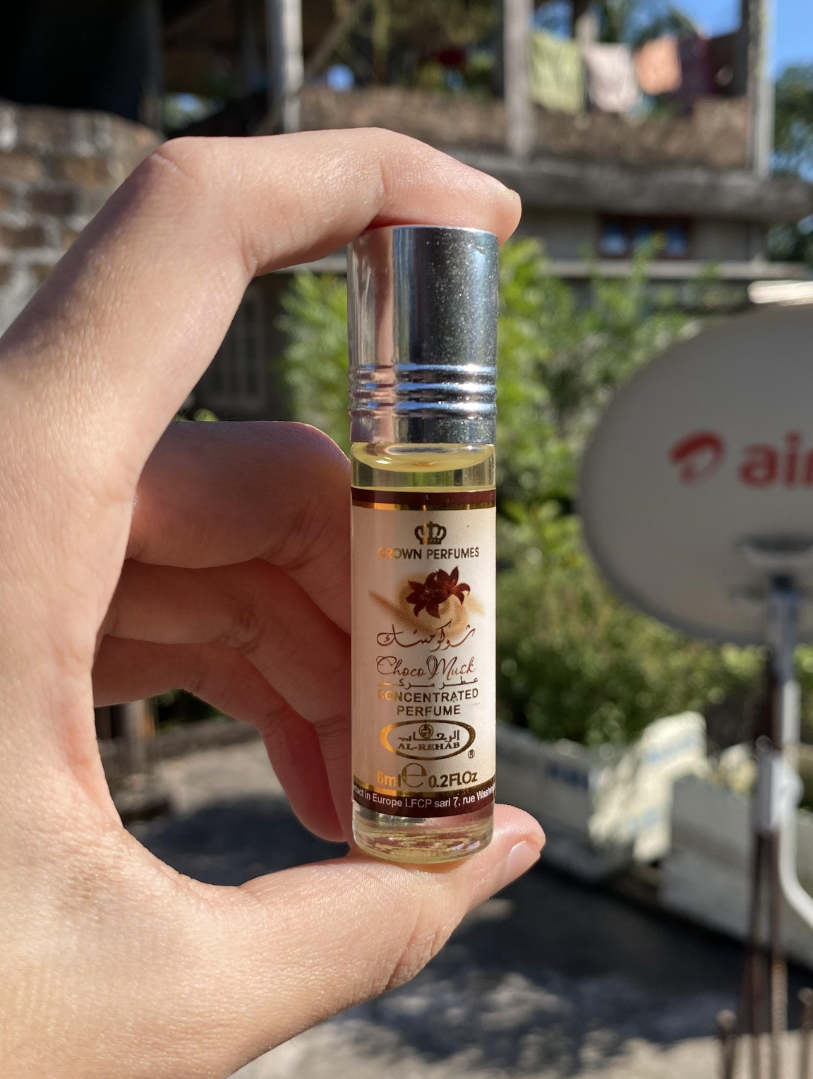 Al Rehab Choco Musk Perfume Oil - 6 ml Rollerball (Image 5)