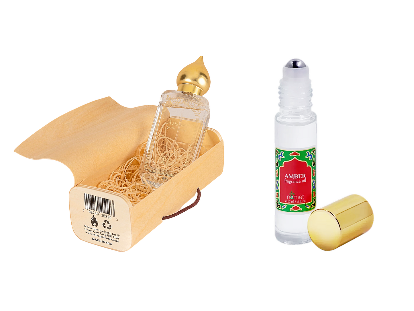 Nemat Amber Bundle – Perfume Oil & EDP ($81 value) - Default Title (Image 2)