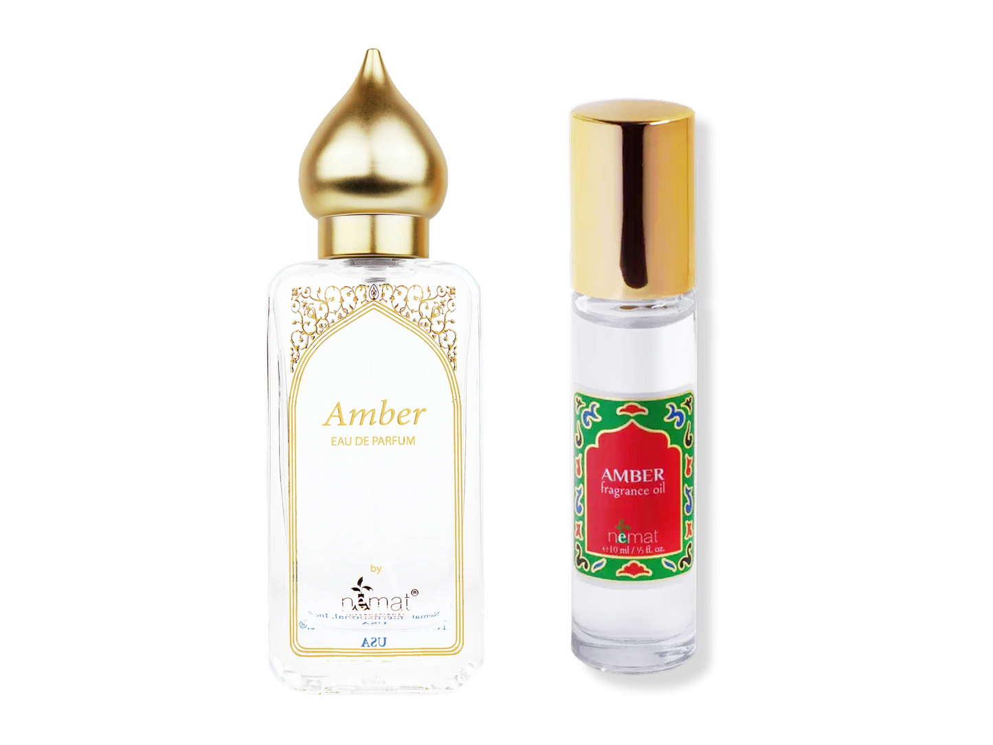 Nemat Amber Bundle – Perfume Oil & EDP ($81 value) - Default Title (Image 1)