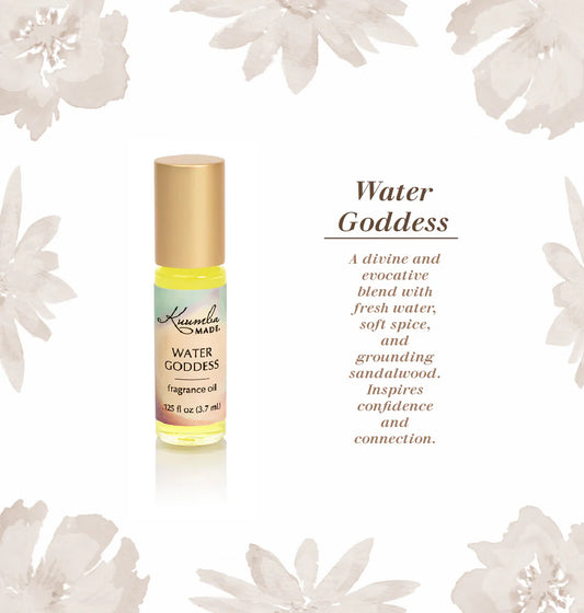 Kuumba Made Water Goddess Fragrance Oil - Mini Rollerball 0.125 oz - 0.125 oz Roll-On (Image 2)