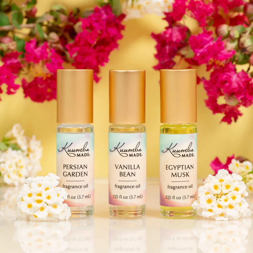 Kuumba Made Vanilla Bean Fragrance Oil - Mini Rollerball 0.125 oz - 0.125 oz Roll-On (Image 7)