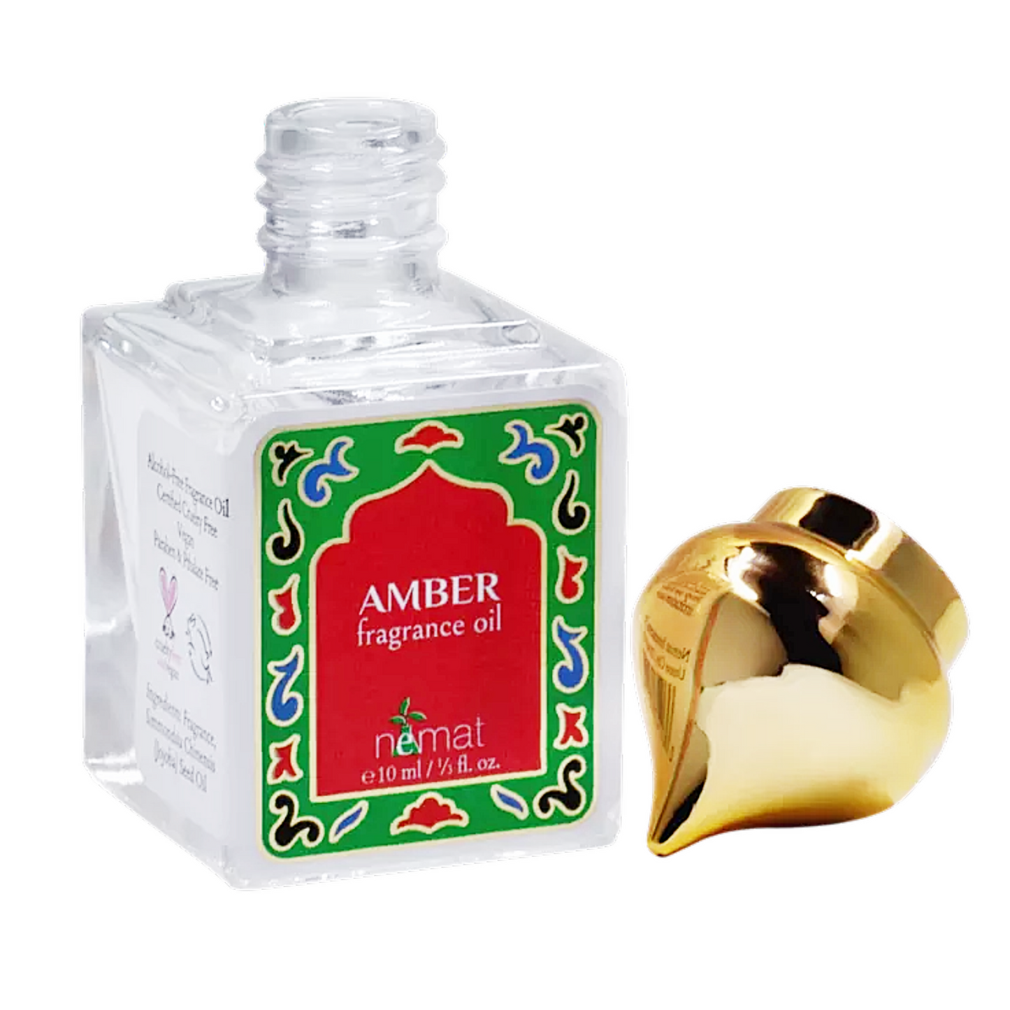 Nemat Amber Perfume Oil - 10ml Glass Bottle (Image 4)
