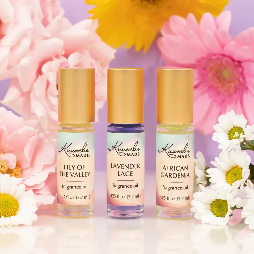 Kuumba Made Lavender Lace Fragrance Oil - Mini Rollerball 0.125 oz - 0.125 oz Mini Rollerball (Image 6)