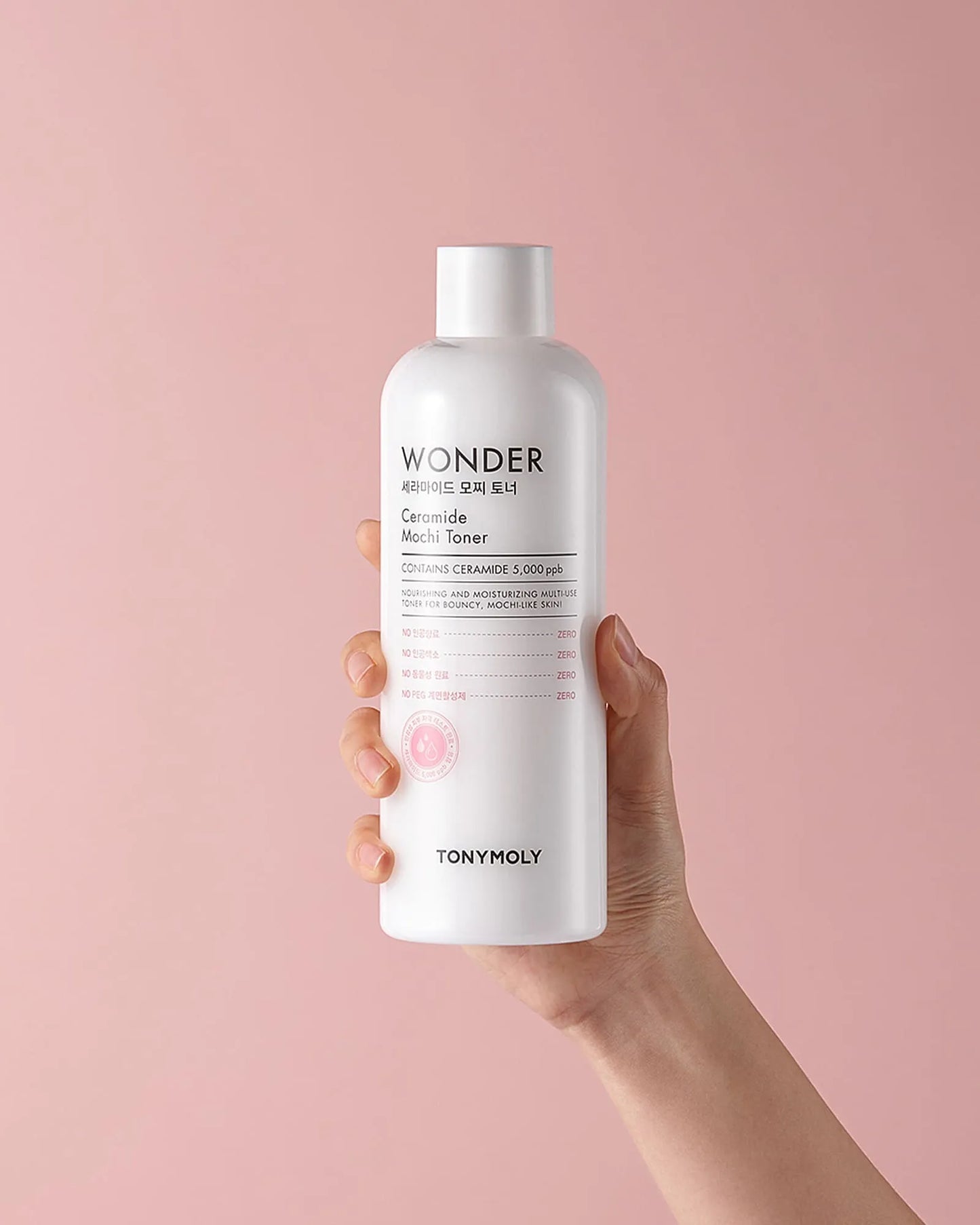 Tonymoly Wonder Ceramide Mochi Toner - 500 ml (Image 3)