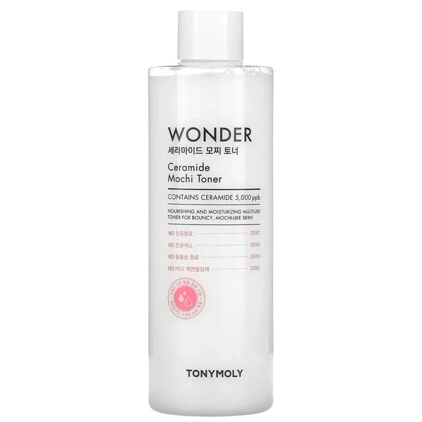 Tonymoly Wonder Ceramide Mochi Toner - 500 ml (Image 1)