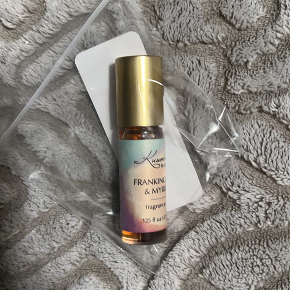 Kuumba Made Frankincense & Myrrh Fragrance Oil - Mini Rollerball 0.125 oz - 0.125 oz Roll-On (Image 9)