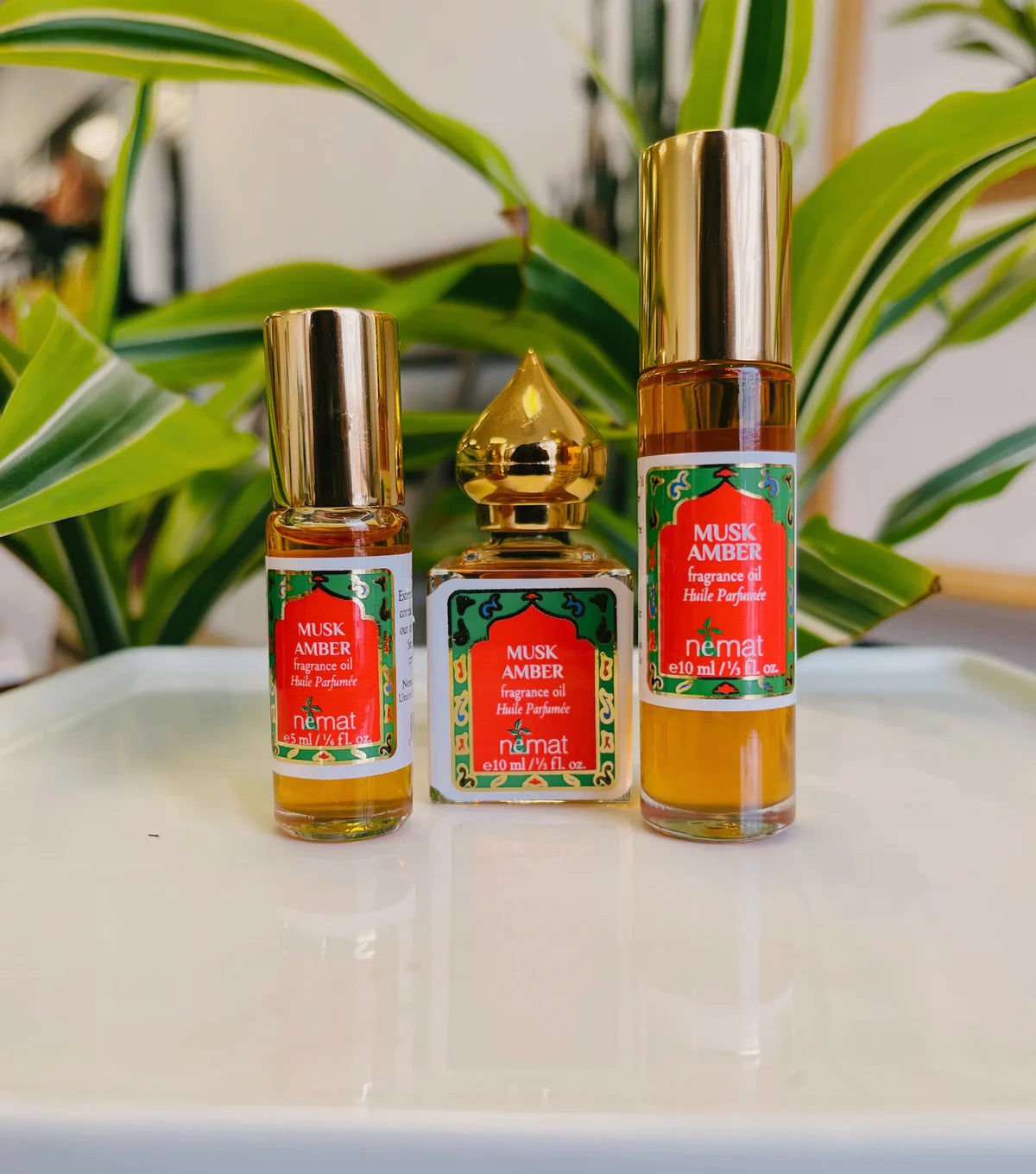 Nemat Musk Amber Perfume Oil - 10ml Glass Bottle, 5ml rollerball, 10ml Rollerball (Image 8)
