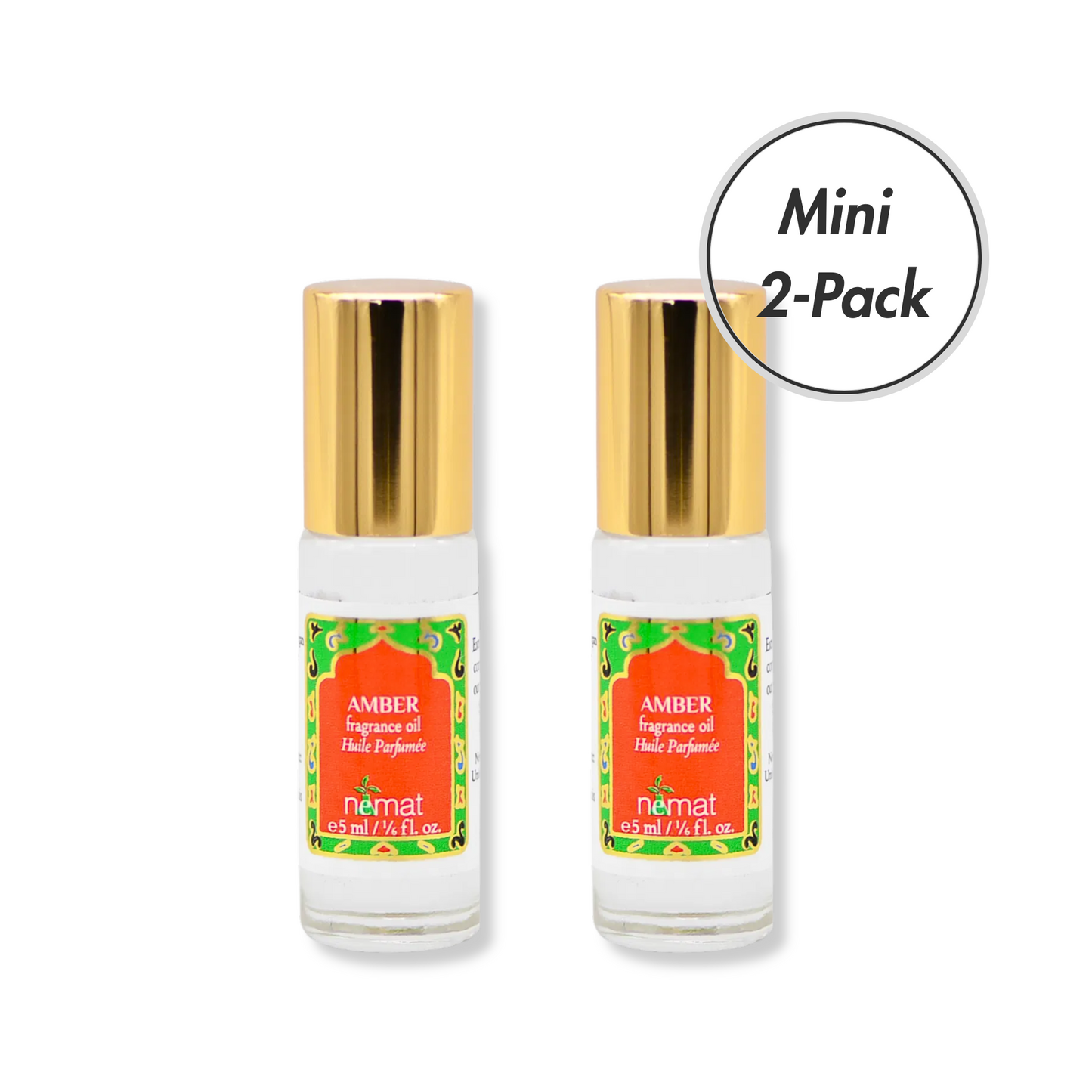 Nemat Amber Perfume Oil 2-Pack Minis 28 value - oil, set - Image 1