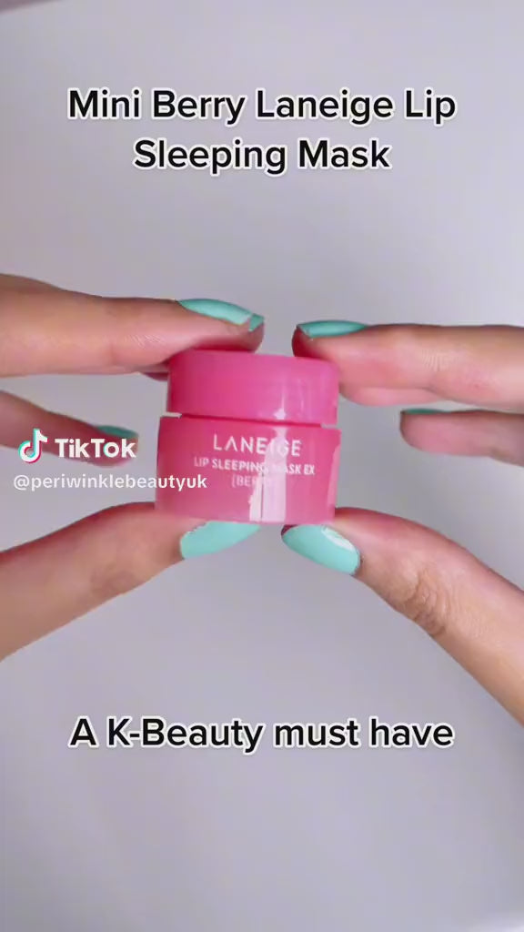 Mini Lip Sleeping Mask Intense Hydration with Vitamin C travel size wehitpan exclusive, product photo, 3 grams reveiew