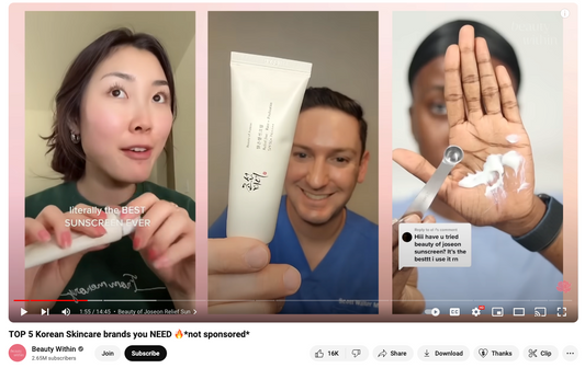 Expert Reviews: Why Beauty of Joseon Relief Sunscreen SPF 50+ is a Must-Try According to Top Skincare Influencers