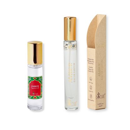 Nemat Amber Bundle  Perfume Oil & Travel-Size Eau de Parfum 42 value - Image 1