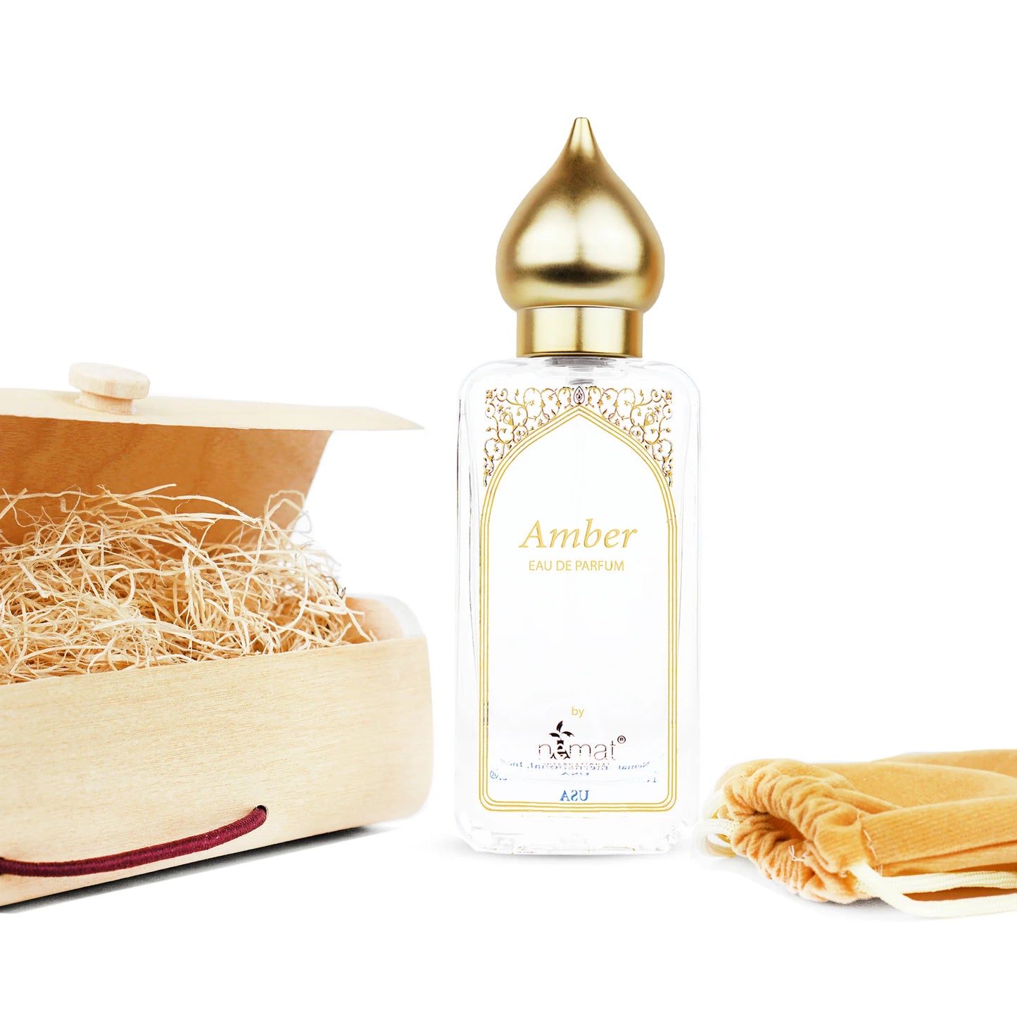Amber Eau De Parfum + Fragrance Diffuser Case wehitpan.com