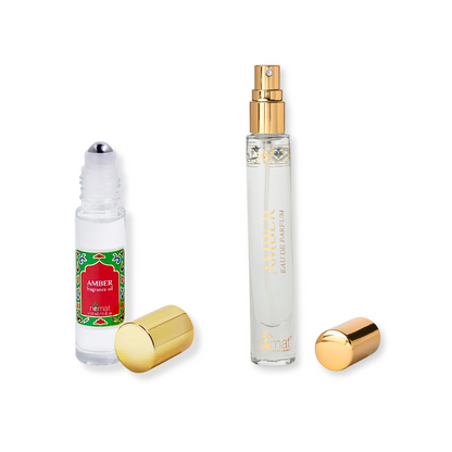 Nemat Amber Bundle  Perfume Oil & Travel-Size Eau de Parfum 42 value - Image 2