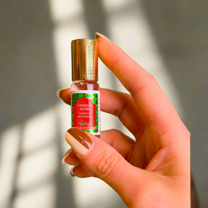 Nemat Perfume Oil Bundle — Full Size and Mini — Amber and Vanilla Musk ($34 value)