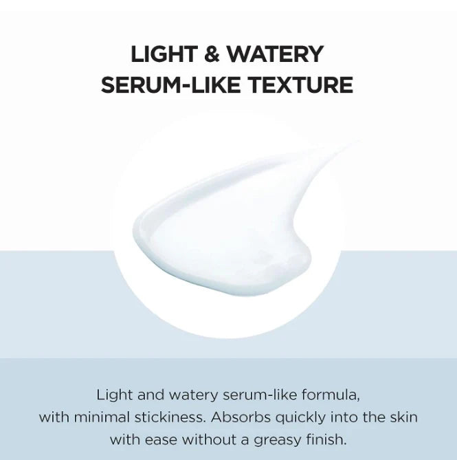 Skin1004 HYALU-CICA Water-Fit Sun Serum, product photo, k-beauty sunscreen spf50+, viral on tiktok, wehitpan.com, light watery serum-like texture, absorbs quickly