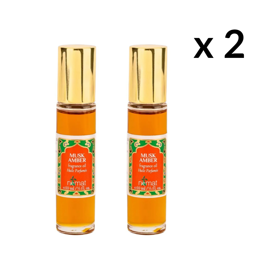 Nemat Musk Amber Perfume Oil — 2 pack ($42 value)