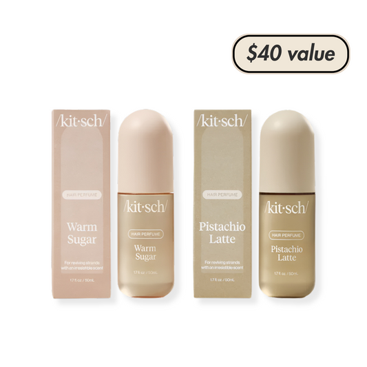 Kitsch Sugar & Spice Hair Perfume Duo – Warm Sugar & Pistachio Latte ($40 value)