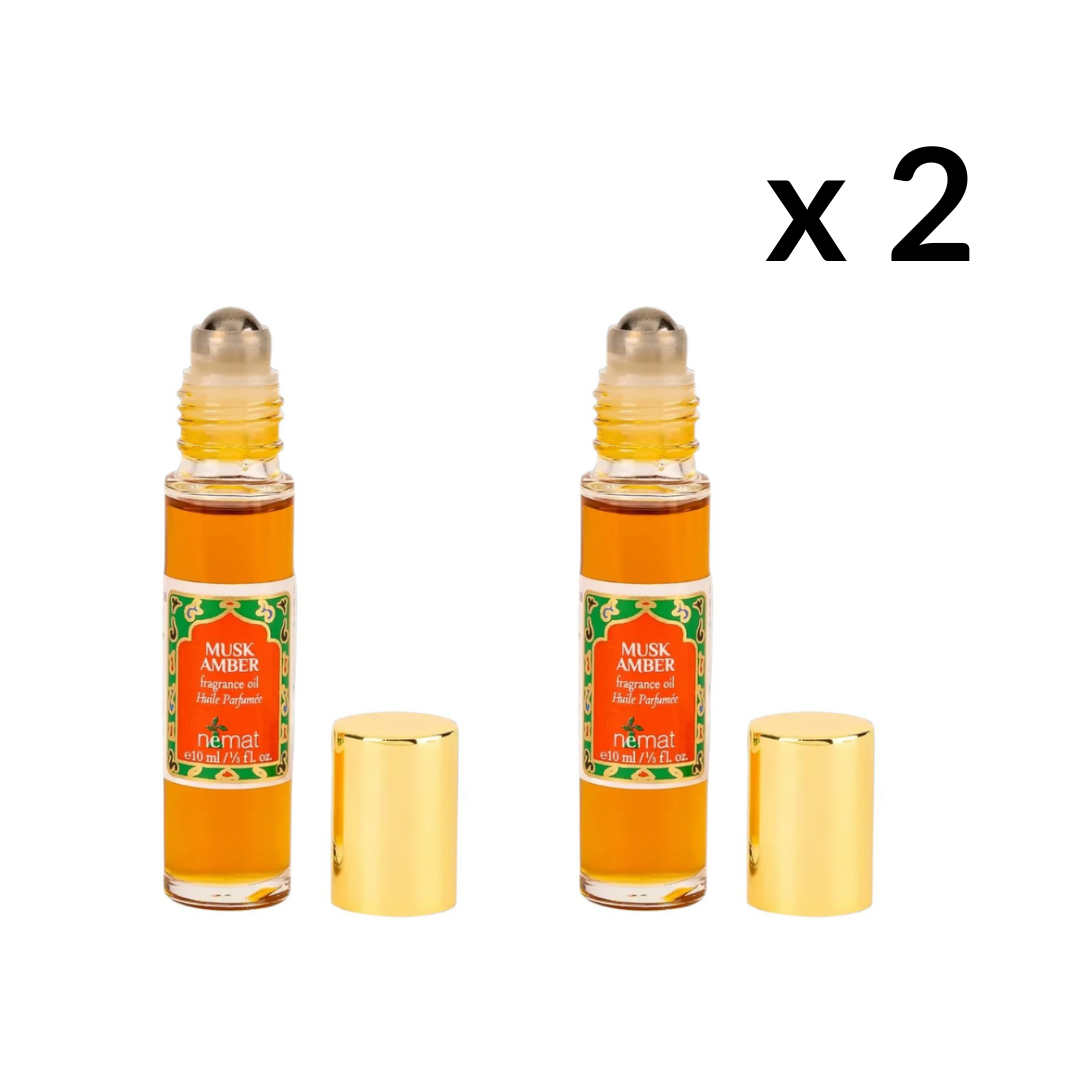 Nemat Musk Amber Perfume Oil — 2 pack ($42 value)