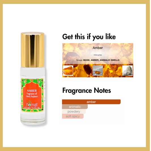 Nemat Amber Perfume Oil Mini 5ml - Image 2