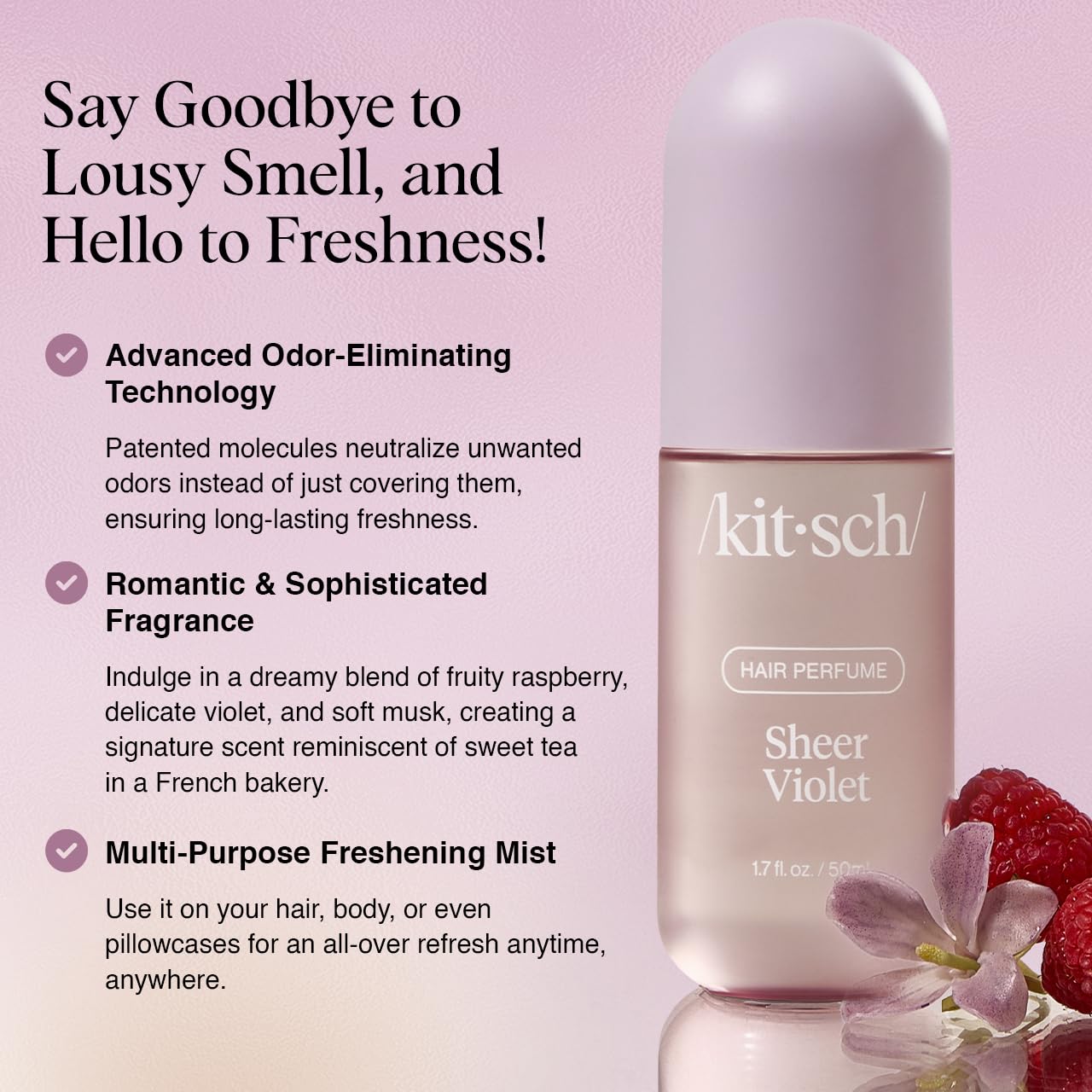 KITSCH Sheer Violet Hair Perfume - Image 4