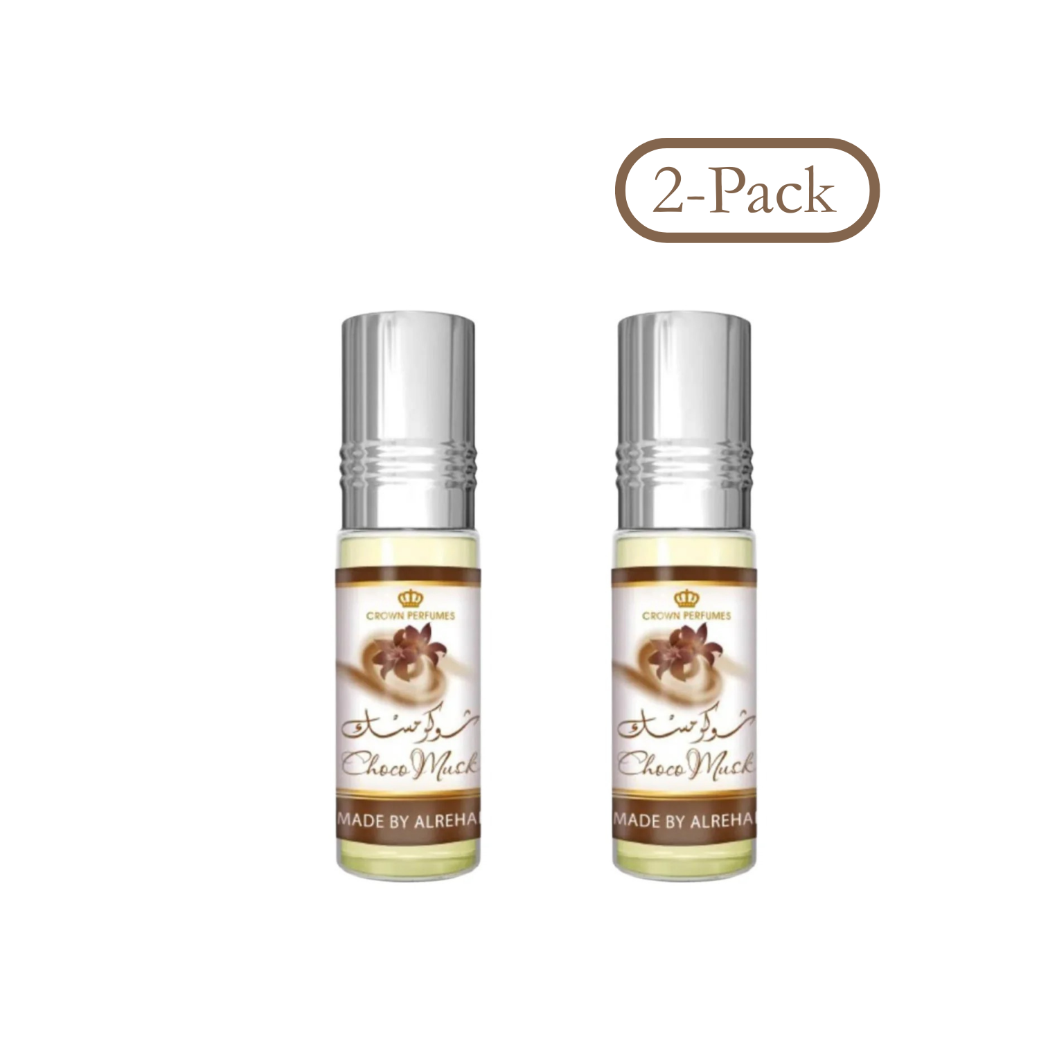 Al Rehab Choco Musk Perfume Oil - two pack discount price at wehitpan beauty