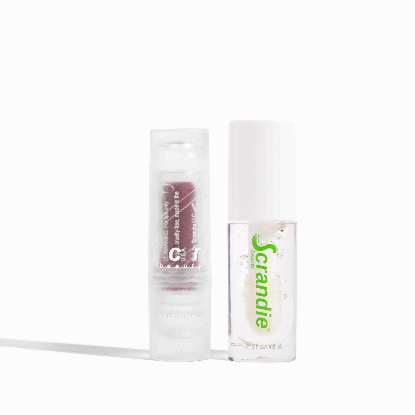 Scrandie Best Sellers Lip Plumper Bundle — Spicy Sauce & Lip Steeze ($44 value)