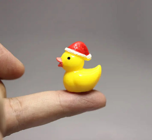 Mini Ducks with Santa hat (enjoy!)