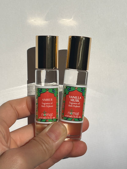 Nemat Best Sellers Perfume Oil Bundle — Amber & Vanilla Musk ($42 value)