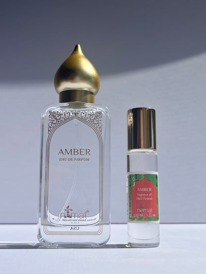 Nemat Amber Bundle — Perfume Oil & EDP ($81 value)