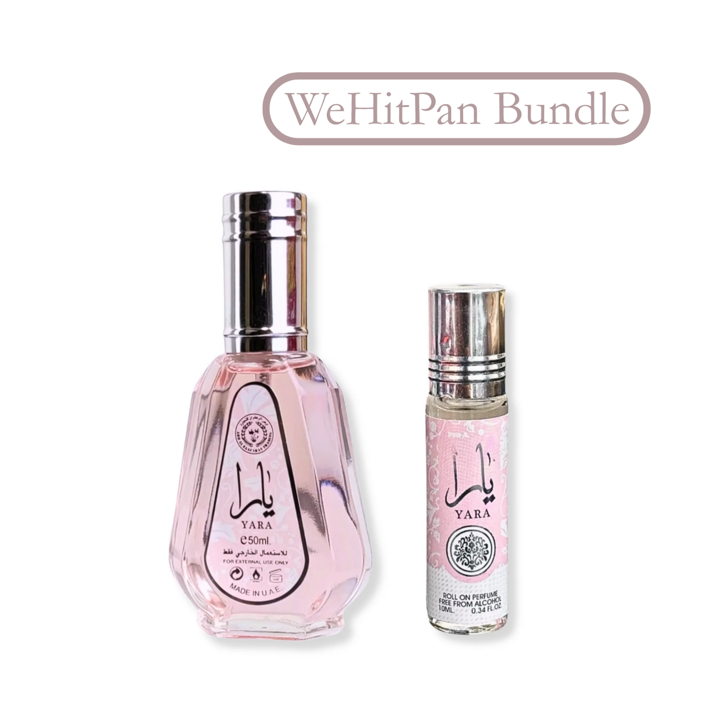 Lattafa Yara Perfume Oil and Eau de Parfum Bundle - discount price at wehitpan