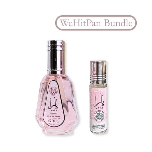 Lattafa Yara Perfume Oil and Eau de Parfum Bundle - discount price at wehitpan