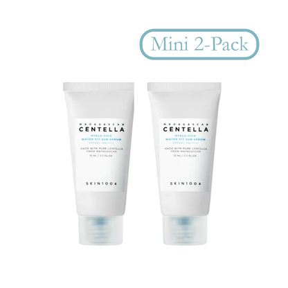 Mini skin1004 hyalu cica water fit sun serum - two pack discount price at wehitpan 
