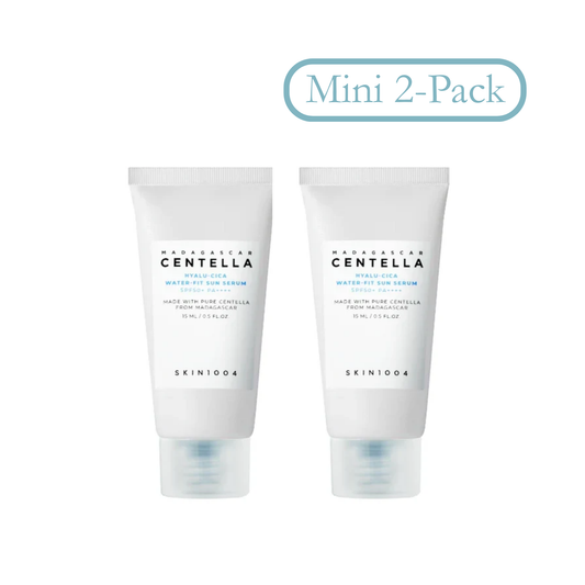 Mini skin1004 hyalu cica water fit sun serum - two pack discount price at wehitpan 
