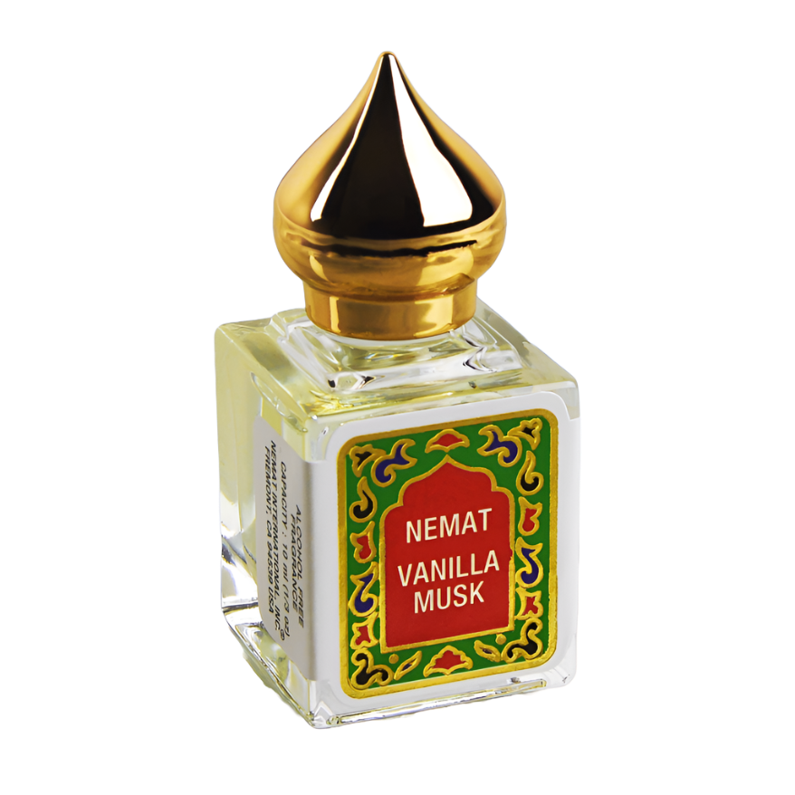 Nemat Vanilla Musk Fragrance Oil, rich and musky scent, long-lasting perfume oil, luxurious personal aroma, available at wehitpan.com, Tiktok approved
