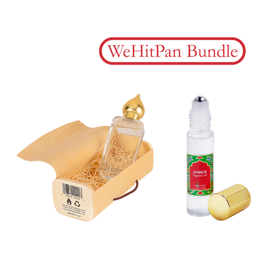 Nemat Amber bundle with perfume oil and eau de parfum - everyday discount price at wehitpan